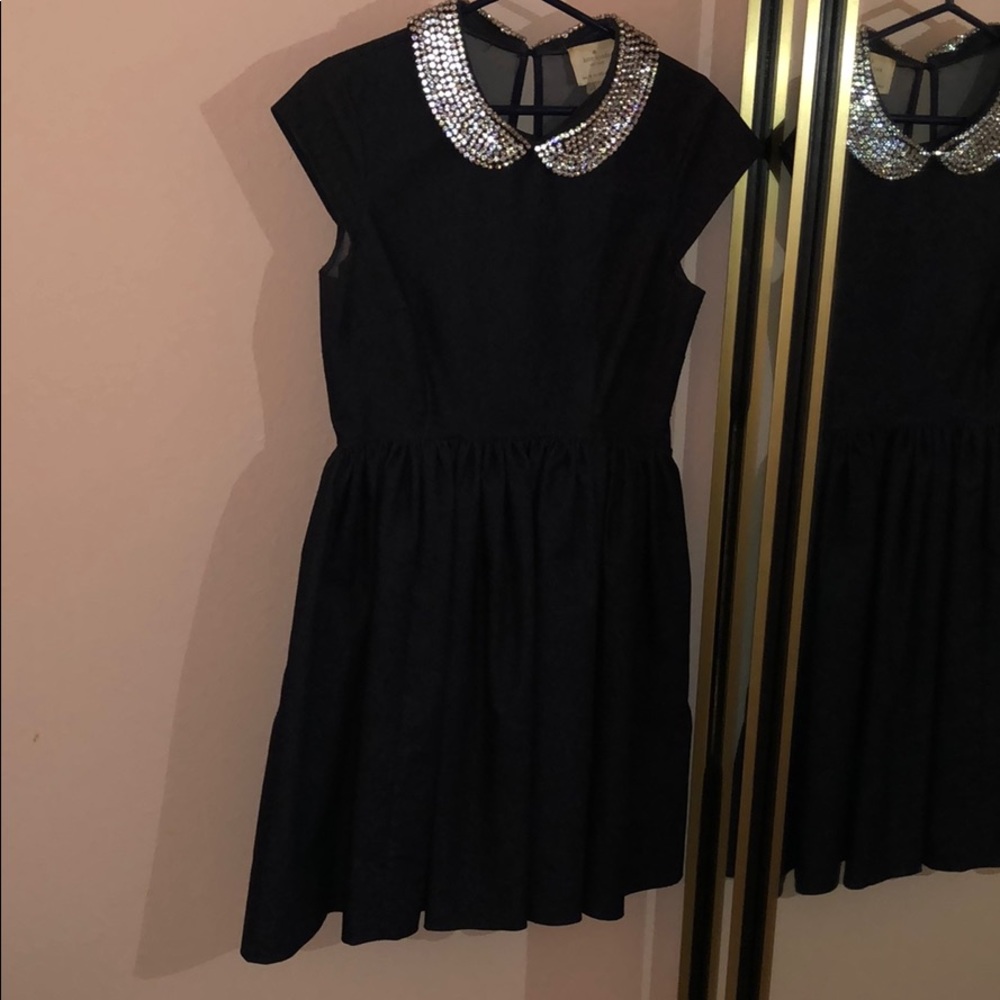 Kate Spade Embellished Collar Dress